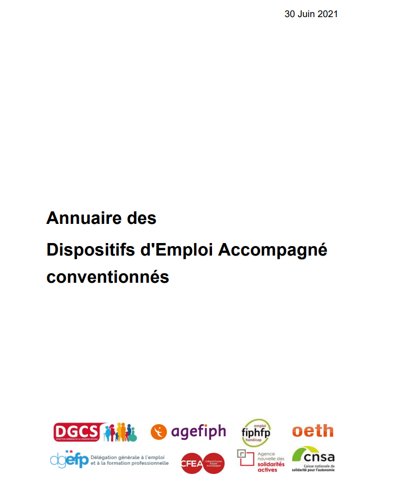 Page d'accueil de l'annuaire des DEA conventionnés