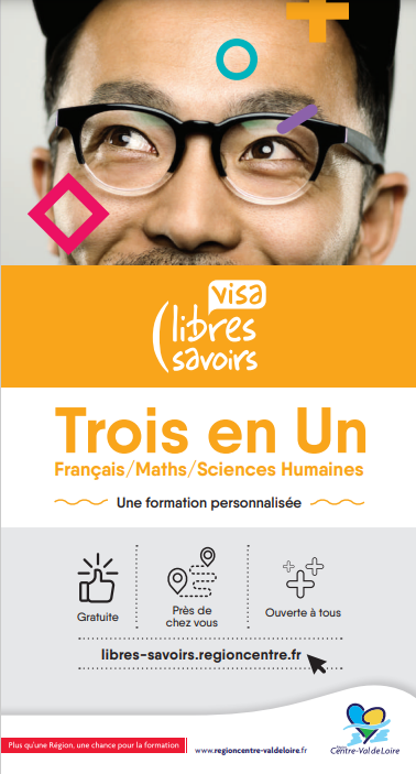 Capture d'écran de la page d'accueil du flyer libres savoirs. 