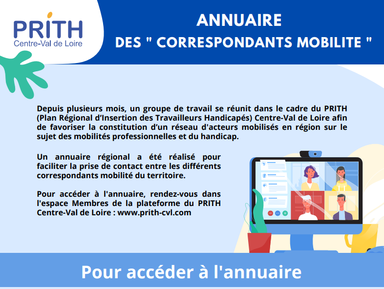 illustration du guide vers l'annuaire des correspondants mobilité