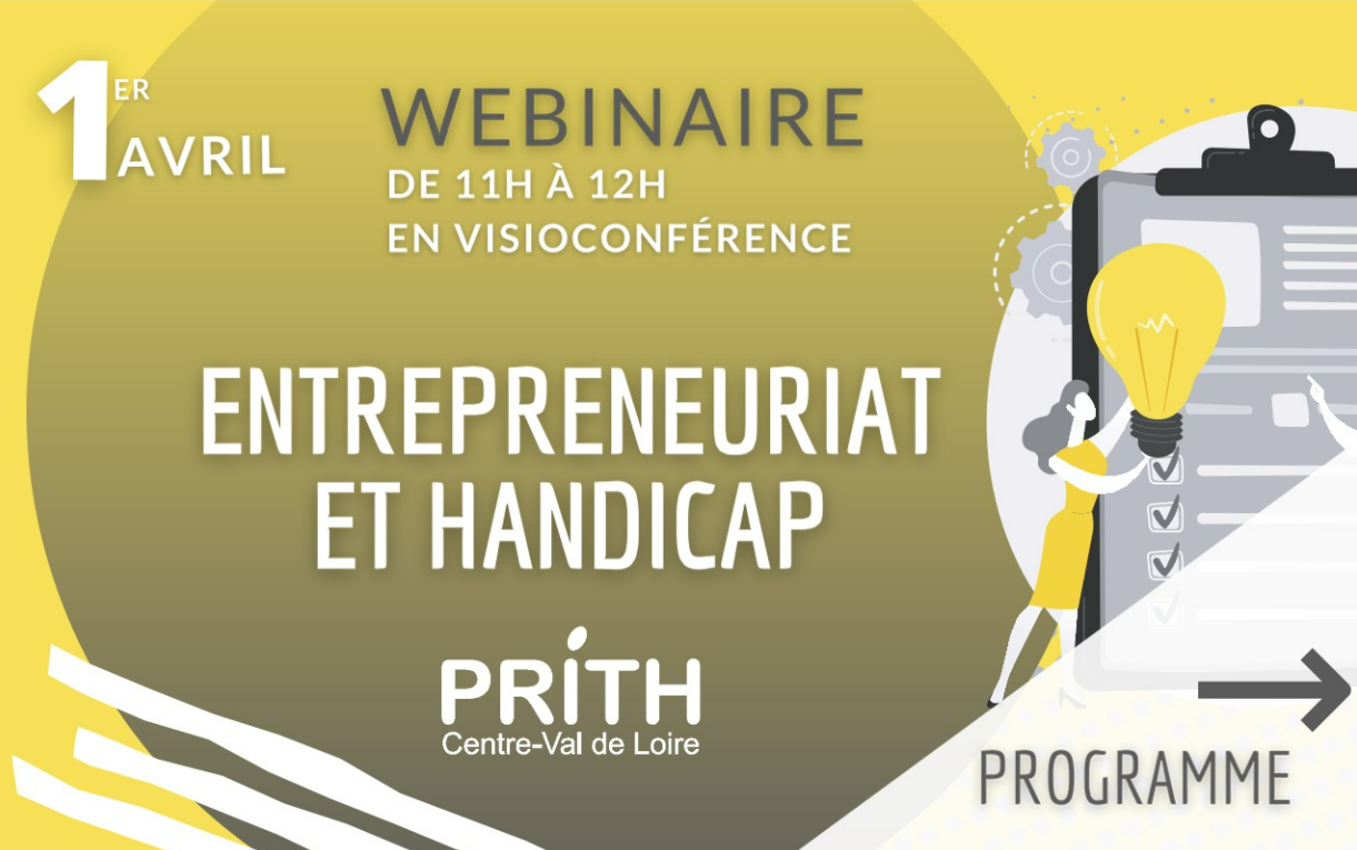 illustration webinaire entrepreunariat et handicap