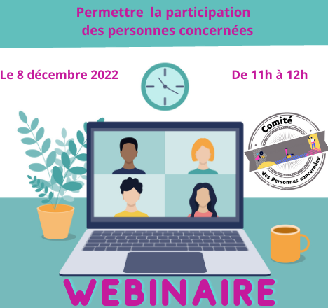 Webinaire Participation des personnes concernées