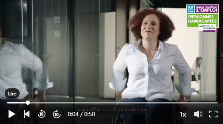 Capture d'écran "Activateur de progrès Agefiph"