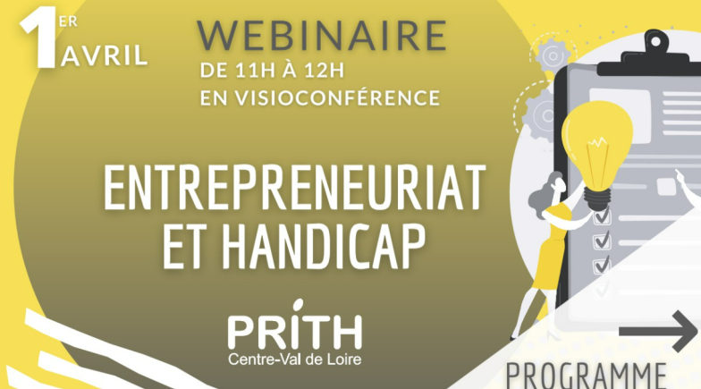 illustration webinaire entrepreunariat et handicap